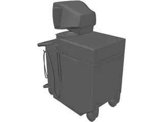 Ultrasound Machine 3D Model preview