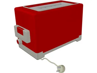 Toaster 3D Model preview