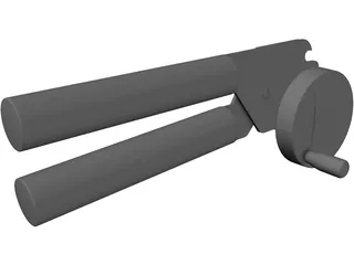 Can Opener 3D Model preview