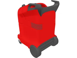 Industrial Vacuum Cleaner 3D Model preview