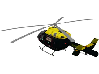 MD-902 Explorer Police 3D Model preview