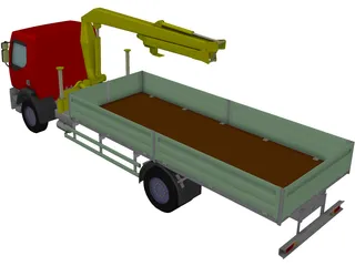 Renault Midlum 3D Model preview