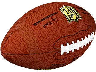 NFL Football 3D Model preview