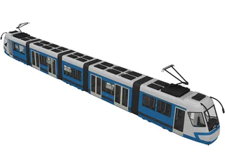 Electric train 3D Model preview