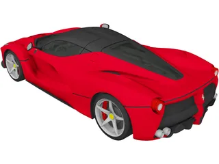 Ferrari LaFerrari 3D Model preview