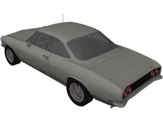 Chevrolet Corvair Monza (1969) 3D Model preview