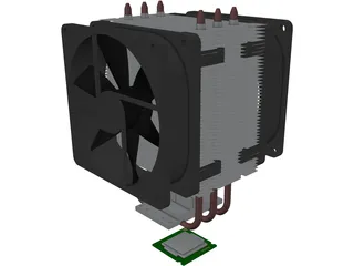 Cooler Master TX3 3D Model preview