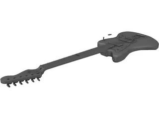 Fender Jazzmaster 3D Model preview