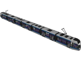 Modern Street Car 3D Model preview
