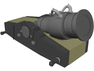 Ancient Mortar 3D Model preview