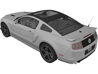 Ford Mustang GT (2013) 3D Model preview