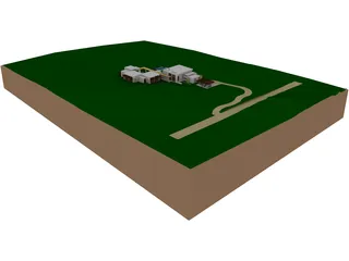 House in Colombia 3D Model preview