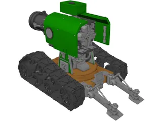 Space Marine Tank 3D Model preview