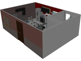 Small Room 3D Model preview