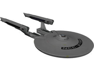 USS Phobos 3D Model preview