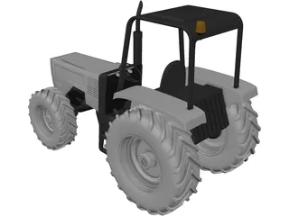 Tractor 3D Model preview