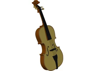 Cello 3D Model preview