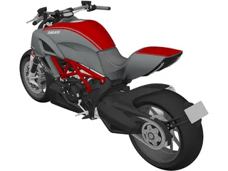Ducati Diavel (2011) 3D Model preview