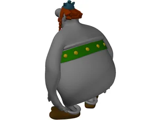 Obelix 3D Model preview