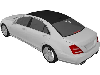 Mercedes-Benz S65 AMG (2012) 3D Model preview
