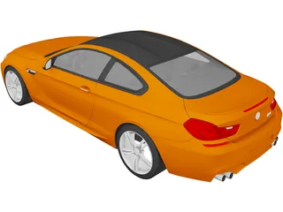 BMW M6 Coupe (2013) 3D Model preview