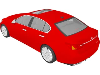 Lexus GS350 (2013) 3D Model preview
