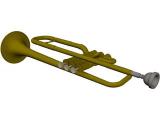 Trumpet 3D Model preview