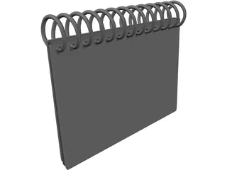 Sketch Book 3D Model preview