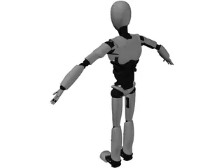 Electronic Robot 3D Model preview