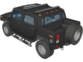 Hummer H2 3D Model preview