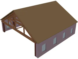 Shed 3D Model preview