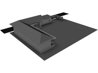 Guest House 3D Model preview