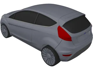Ford Fiesta 3D Model preview