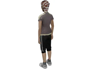 Boy 3D Model preview
