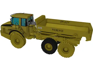 Volvo A25E 3D Model preview