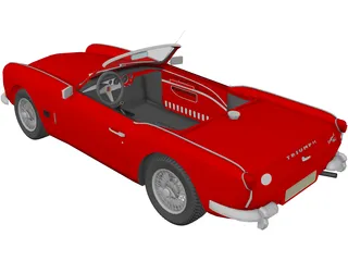 Triumph Spitfire MK2 3D Model preview