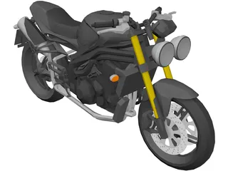 Triumph Speed Triple 3D Model preview