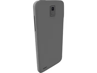 Huawei Ascend Android Phone 3D Model preview