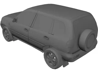 Chevrolet Niva (2009) 3D Model preview