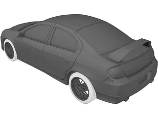 Dodge Neon SRT-4 (2005) 3D Model preview