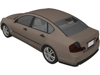Nissan Fuga (2007) 3D Model preview