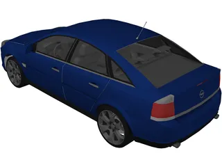 Opel Vectra (2005) 3D Model preview