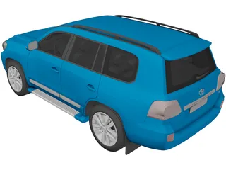 Toyota Land Cruiser (2013) 3D Model preview