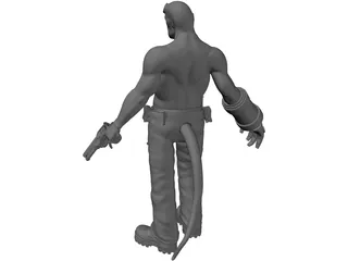 Hellboy 3D Model preview