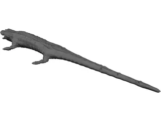 Crocodile 3D Model preview
