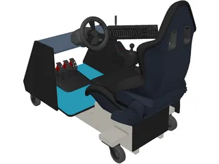 Racing Cockpit G27 3D Model preview