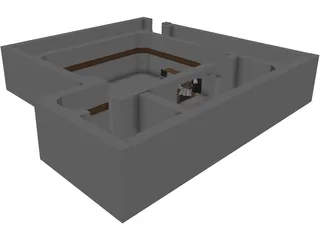 Recording Studio 3D Model preview