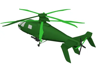 Sikorsky S-97 3D Model preview