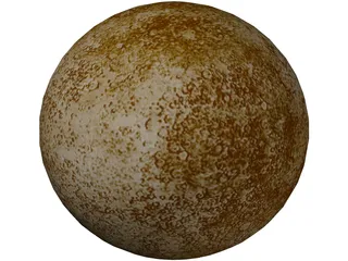 Mercury Planet 3D Model preview