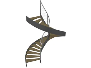 Stair 3D Model preview